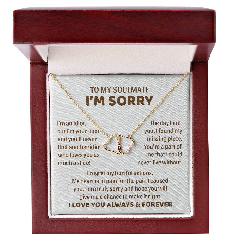 I'm an Idiot but I'm Your Idiot - Everlasting Love Necklace ❤️