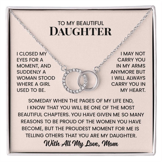 Someday when the pages of my life end - Mom to Daughter