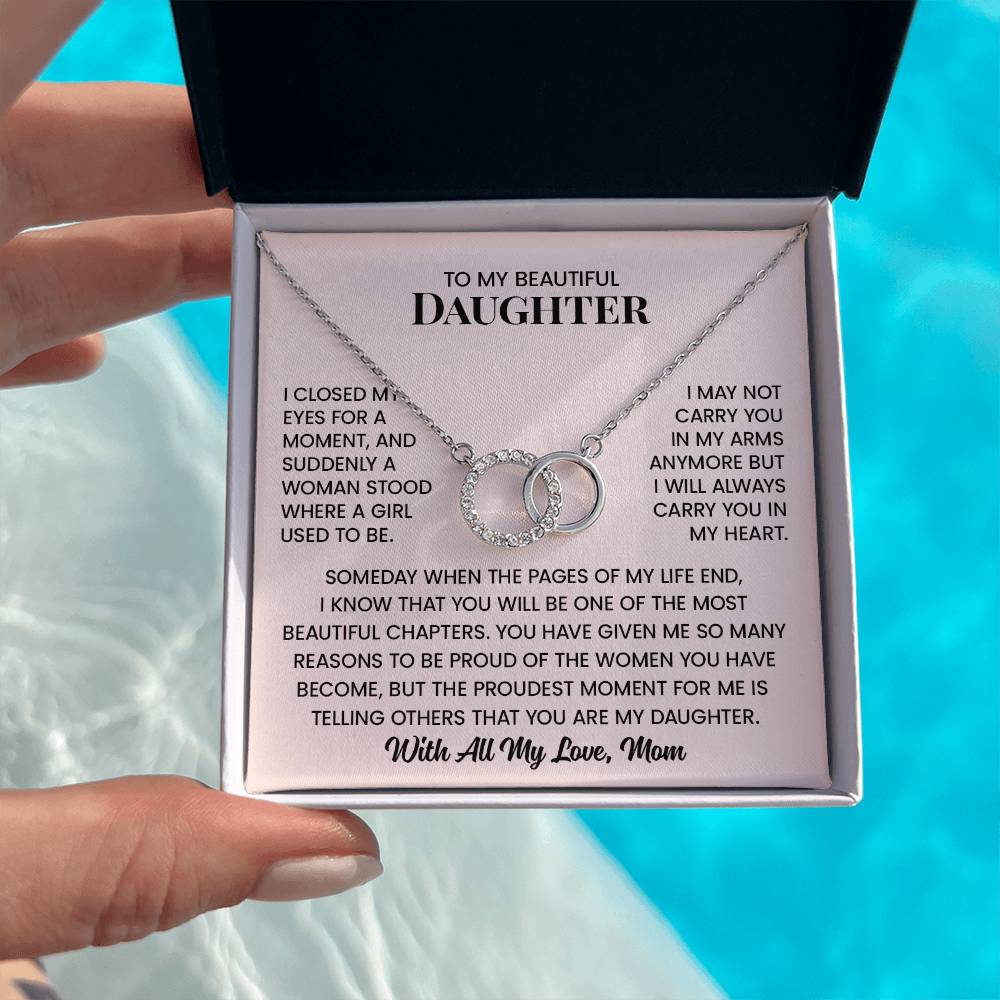 Someday when the pages of my life end - Mom to Daughter