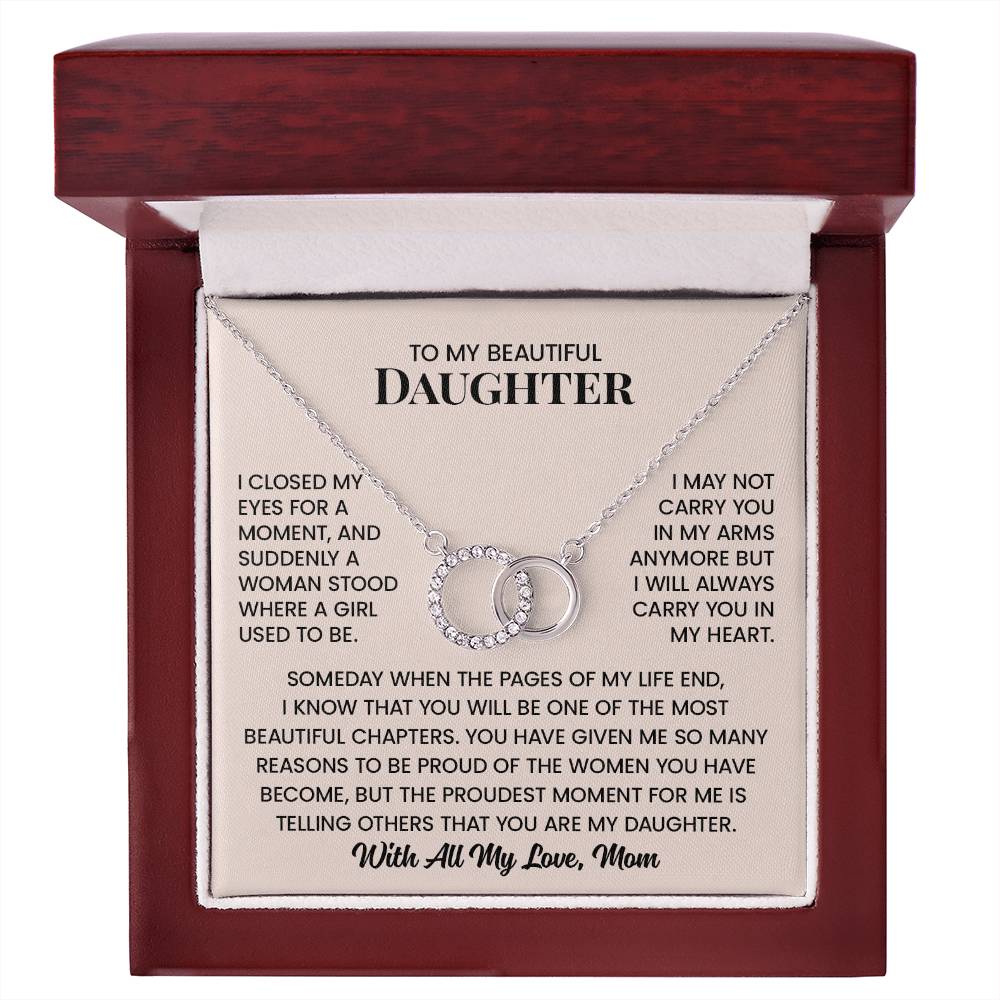 Someday when the pages of my life end - Mom to Daughter