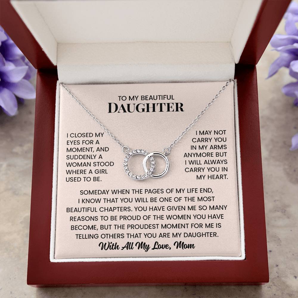 Someday when the pages of my life end - Mom to Daughter