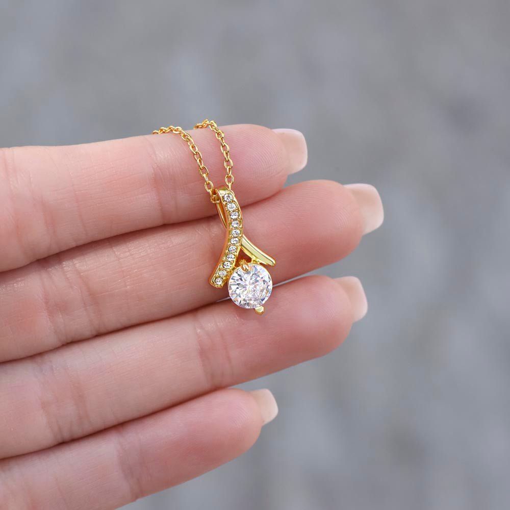 YOU ARE MY LOVE THAT COMPLETES ME - TO WIFE ❤️ (Alluring Beauty Necklace)