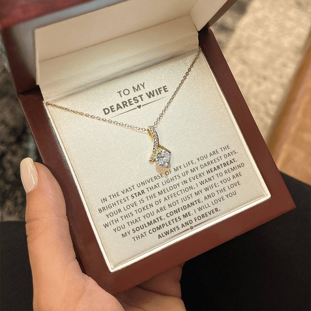 YOU ARE MY LOVE THAT COMPLETES ME - TO WIFE ❤️ (Alluring Beauty Necklace)