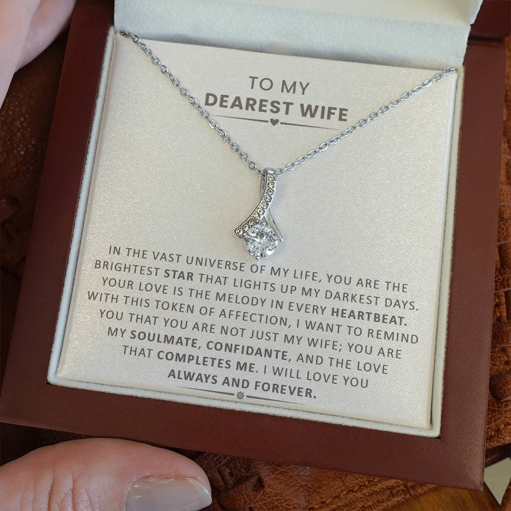 YOU ARE MY LOVE THAT COMPLETES ME - TO WIFE ❤️ (Alluring Beauty Necklace)