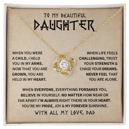 I'm always right there in your heart - Dad to Daughter