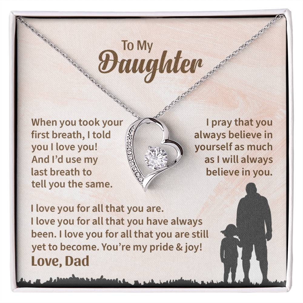 When you took your first breath - To Daughter