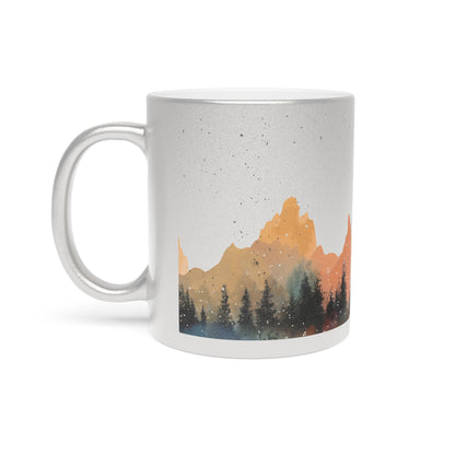 And So The Adventure Begins - Metallic Mug (Silver\Gold)