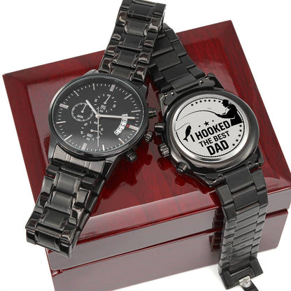 I Hooked The Best Dad - Chronograph Watch ❤️