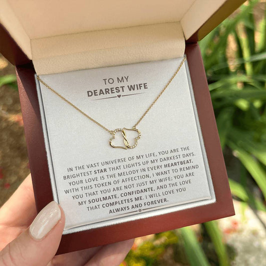 YOU ARE MY LOVE THAT COMPLETES ME - TO WIFE ❤️ (Everlasting Love Necklace)