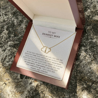 YOU ARE MY LOVE THAT COMPLETES ME - TO WIFE ❤️ (Everlasting Love Necklace)