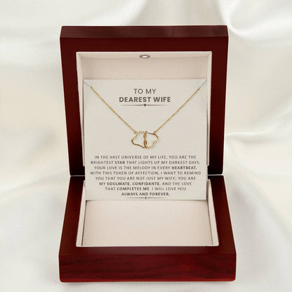 YOU ARE MY LOVE THAT COMPLETES ME - TO WIFE ❤️ (Everlasting Love Necklace)