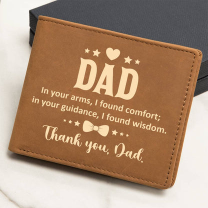 Dad, In Your Arms I Found Comfort