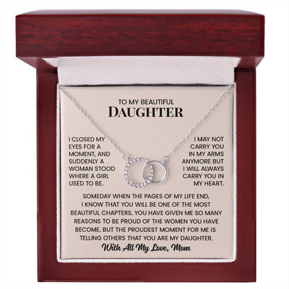 Someday when the pages of my life end - Mom to Daughter