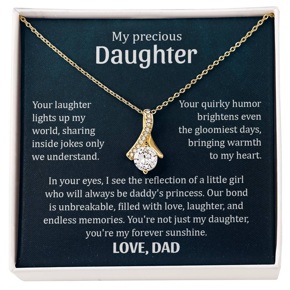 Your laughter lights up my world - To Daughter