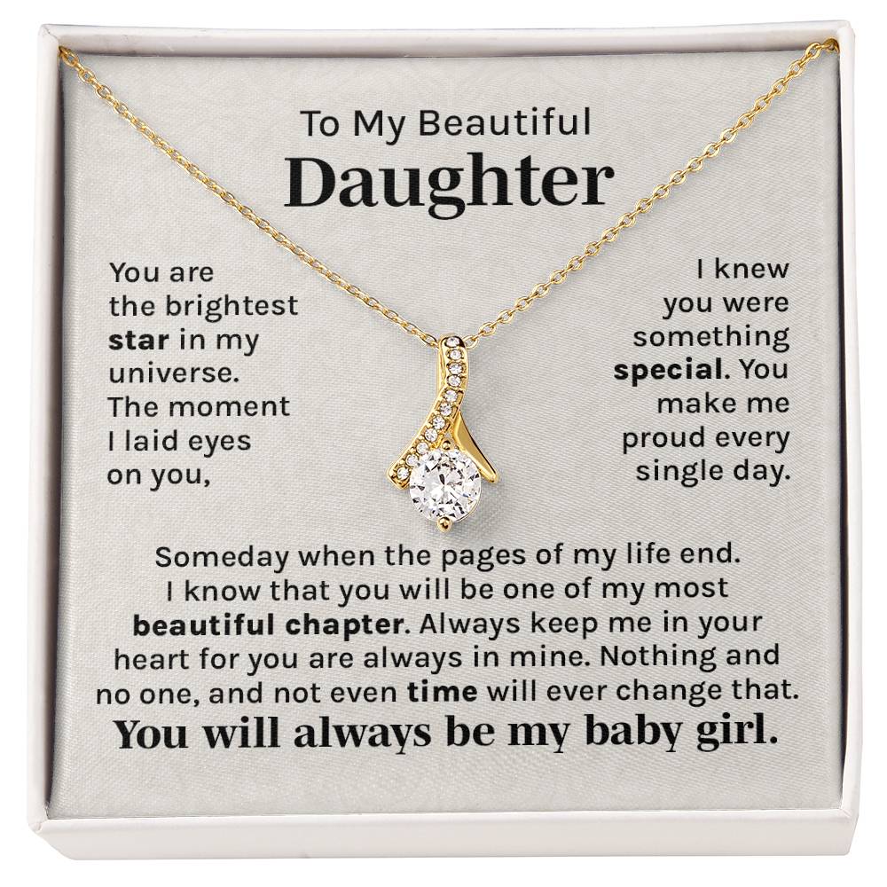 You are the brightest star in my universe - To Daughter