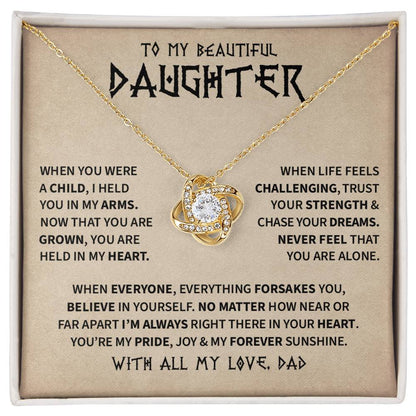 I'm always right there in your heart - Dad to Daughter