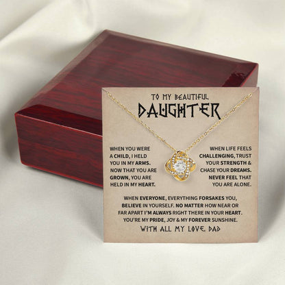 I'm always right there in your heart - Dad to Daughter