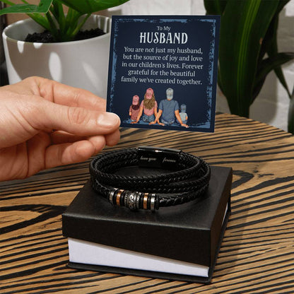 Men's "Love You Forever" Bracelet - A Precious Gift For Your Husband ❤️