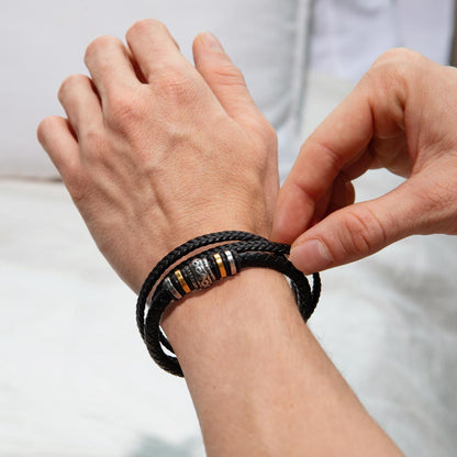 Men's "Love You Forever" Bracelet - A Precious Gift For Your Husband ❤️