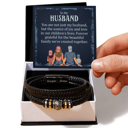 Men's "Love You Forever" Bracelet - A Precious Gift For Your Husband ❤️