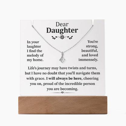 In your laughter I find the melody of my home - To Daughter